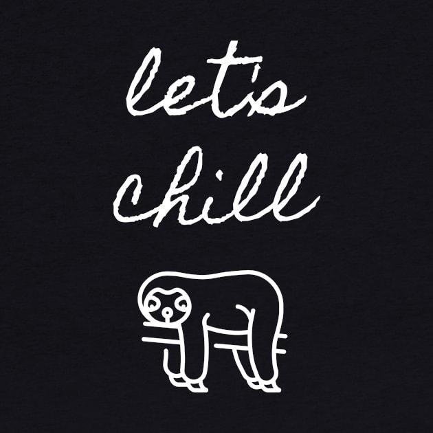 sloth chill tee by Lindseysdesigns